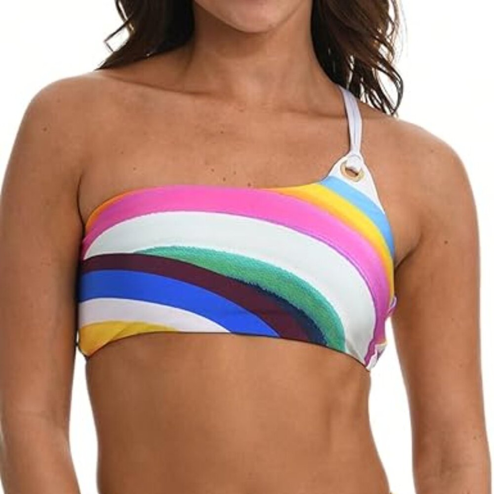 Sunshine 79 High Waist Rainbow Two Piece Bikini Size 6 Brand New With Tags